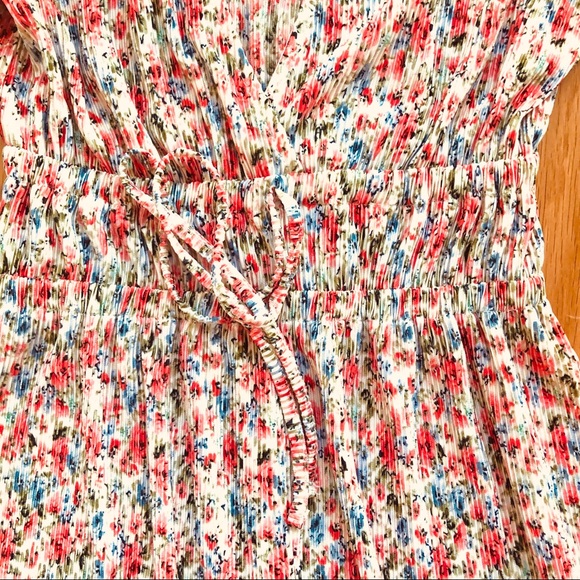 NWT Zara Blush Pink Floral Print Mini Dress - Picture 5 of 8